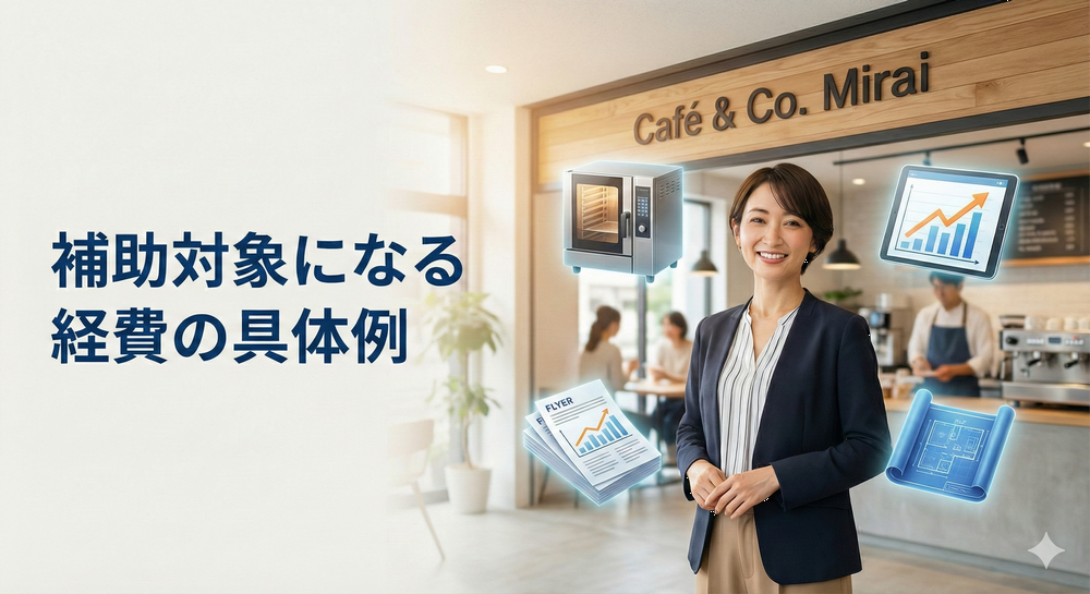 持続化補助金の補助対象になる経費の具体例